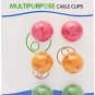 Cable Clips, Desk Cable Drop, Desk Wire Clips for All Your Computer, Electrical,