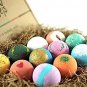 Bath Bombs Gift Set 12 USA Made Fizzies, Shea & Coco Butter Dry Skin Moisturize,