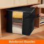Clothes Storage Bag 90L Large Capacity Organizer with Reinforced Handle Thick Fa