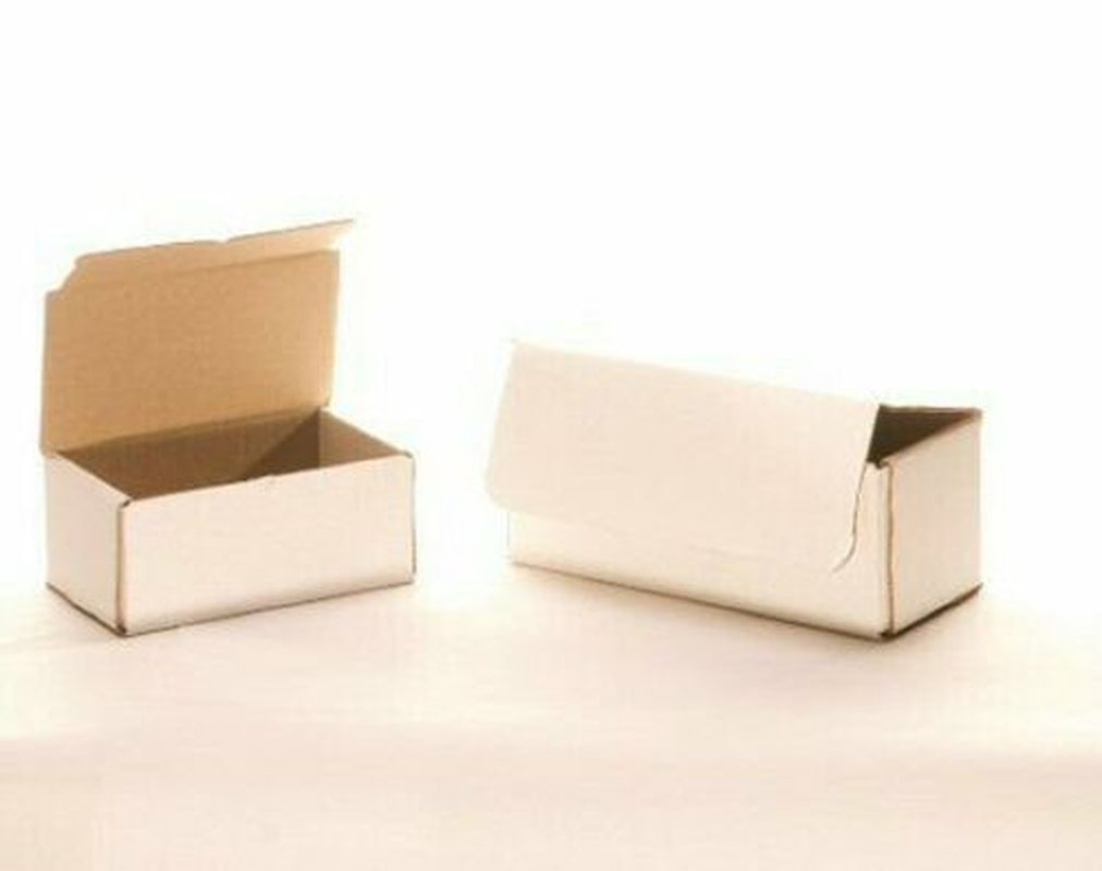 50 16 X 5 X 5 White Corrugated Mailers Tuck Flap Boxes Free Ship