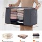 Large Capacity Clothes Storage Bag Organizer with Reinforced Handle Thick Fabric