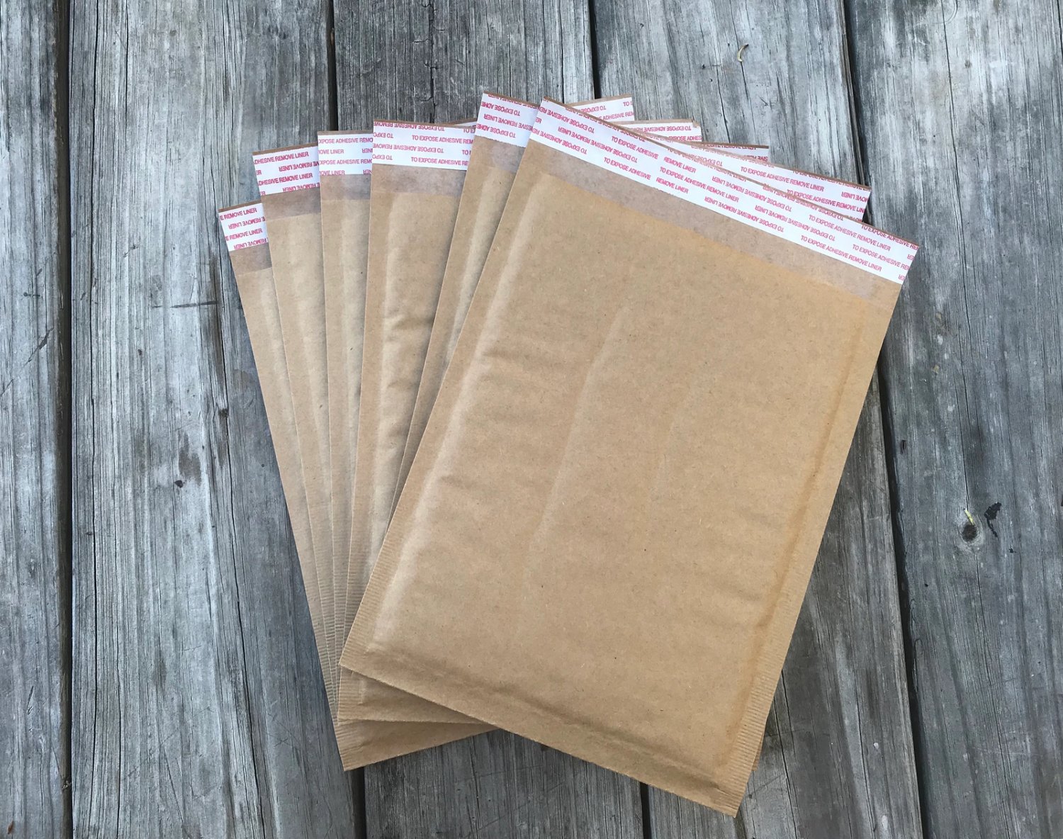 Kraft Bubble Mailers 6.5"X9" - 100 Pack