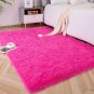 Ultra Soft Fluffy Area Rug Any Room Plush Room Home Decorate Rug, 4x6 Hot Pink