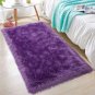 Area Rug Soft Fluffy Faux Fur Area Rug Any Room Home Decor, 2'X4' Purple
