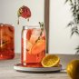 Drinking Glasses 6Pc Set - Can Shaped Glass Cups, 16Oz Iced Coffee Glasses, Iced
