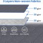 6-Pack Clothes Storage, Foldable Blanket Storage Bags, Storage Containers for Or