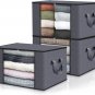 6-Pack Clothes Storage, Foldable Blanket Storage Bags, Storage Containers for Or