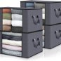 6-Pack Clothes Storage, Foldable Blanket Storage Bags, Storage Containers for Or
