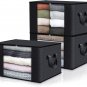 6-Pack Clothes Storage, Foldable Blanket Storage Bags, Storage Containers for Or