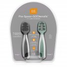 Pre-Spoon Gootensils | Baby Spoon Set (Stage 1 + Stage 2) | BPA Free Silicone Se