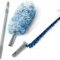 Dual-Action Microfiber Set W/Telescopic Long, Adjustable Handle Extends 24-49" |