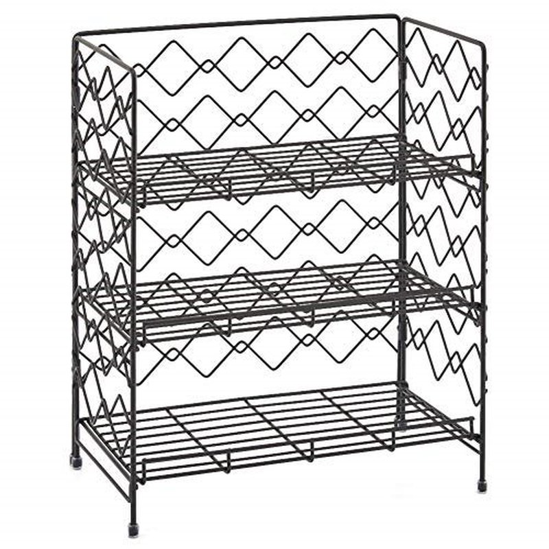 3-Tier Organizer Rack,  Wire Basket Storage Container Countertop Shelf for Kitch