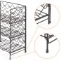 3-Tier Organizer Rack, Wire Basket Storage Container Countertop Shelf for Kitch