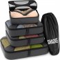 Pak - 5 Set Packing Cubes - Travel Organizers with Laundry Bag