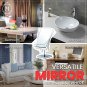 Large Tabletop Face Mirror with Stand Vanity Countertop Frameless 9.8" X 7"