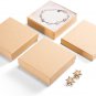 Cardboard Jewelry Boxes Shipping Small Gift Lids 3.5X3.5X1" Inch 20 Pieces