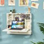 Wall Mounted Desk, Folding Wall Table Floating Desk Wall Mount Laptop Desk, Spac
