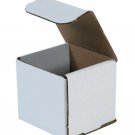50 4X4X4 White Mailer Cardboard Shipping Boxes Packing Box