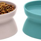 Raised Cat Food Bowl Collection_Stress Free Pet Feeder and Waterer