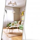 Full Length Mirror 65"X23.6" Standing Wall Hanging, Frame Body Tall Big Mirror