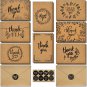 Thank You Cards with Envelopes - 160 Sets Premium Kraft Thank You Cards Bulk - T