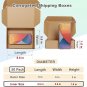 Small Corrugated Cardboard Shipping Boxes Pack Box for Mailing Packing Perfect