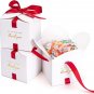 Brown Gift Boxes 4X4X4'' Square Gift Box with Lid, 50 Pcs, Bridesmaid Proposal G