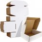 Sizes Sets Your Pick Shipping Boxes Set , White Corrugated Cardboard Box Litera