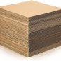 100 Pcs Corrugated Cardboard Sheets Set Corrugated Packaging Pads Paper Flat Car