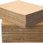 100 Pcs Corrugated Cardboard Sheets Set Corrugated Packaging Pads Paper Flat Car