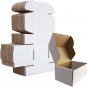 ALL SIZES White Shipping Boxes Set Small Corrugated Cardboard Box Literature Mai