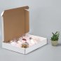 Most use Shipping Boxes Set 25, 50 White Corrugated Cardboard Literature Mailer