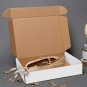 Most use Shipping Boxes Set 25, 50 White Corrugated Cardboard Literature Mailer