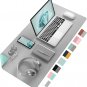 Desk Mat Large Protector Pad - Multifunctional Dual-Sided Office Desk Pad,Smooth