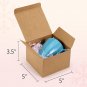 5X5X3.5 Brown Gift Boxes, 20 PCS Gift Boxes with Lids for Presents, Small Brides