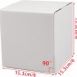 Boxes White Shipping Boxes Size Inches Small Corrugated Cardboard Boxes, 25 Pk