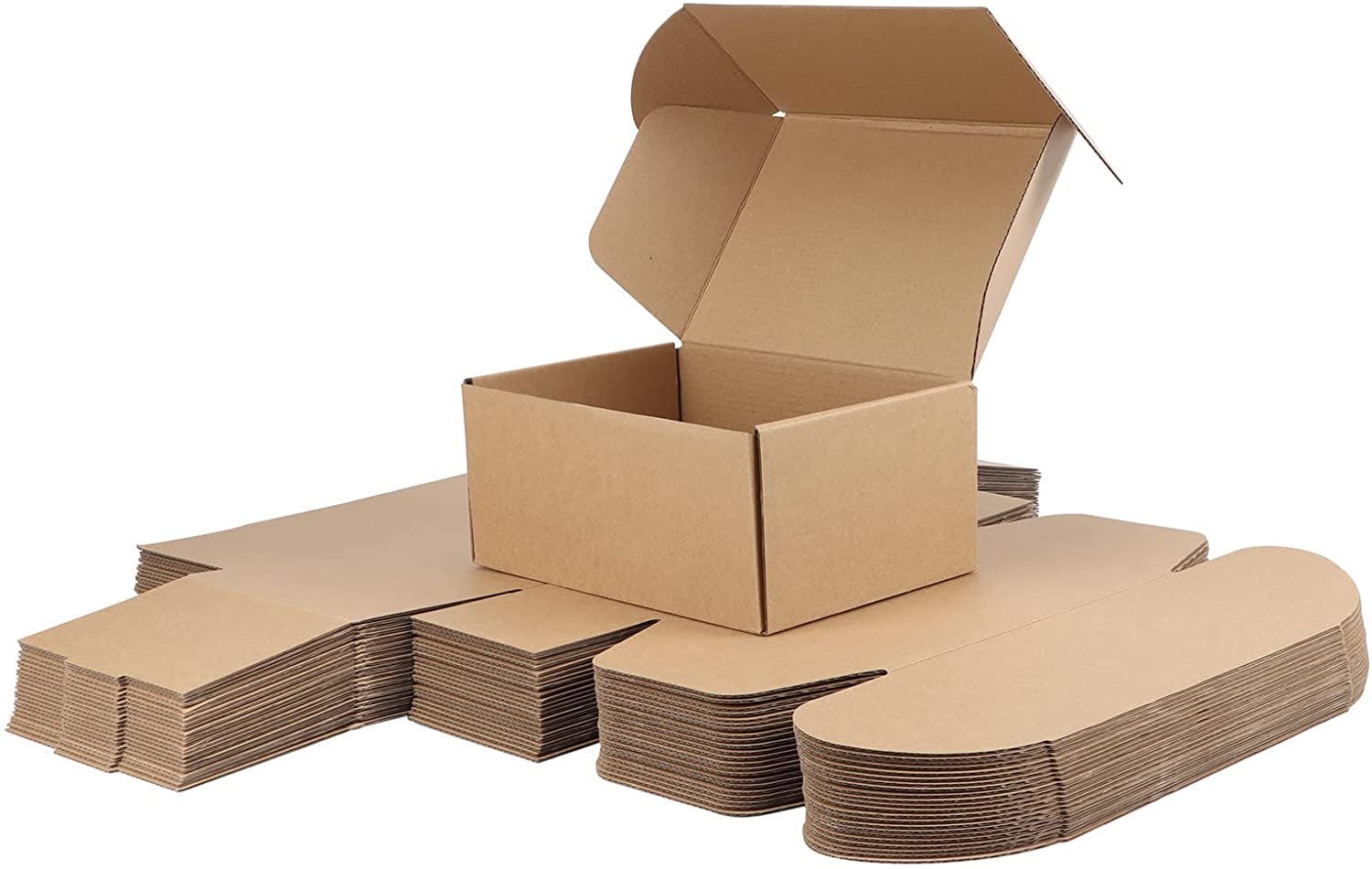 All Sizes Shipping Boxes 25 Pack, Brown Cardboard Gift Boxes with Lids Wrapping