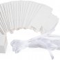 White Gift Candy Box Bulk 2X2X2 Inches with White Ribbon Party Favor Box,Pack of