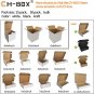 CH-BOX 7X6X2'' Small Shipping Boxes 25 Pack, Corrugated Cardboard Mailers for Sm