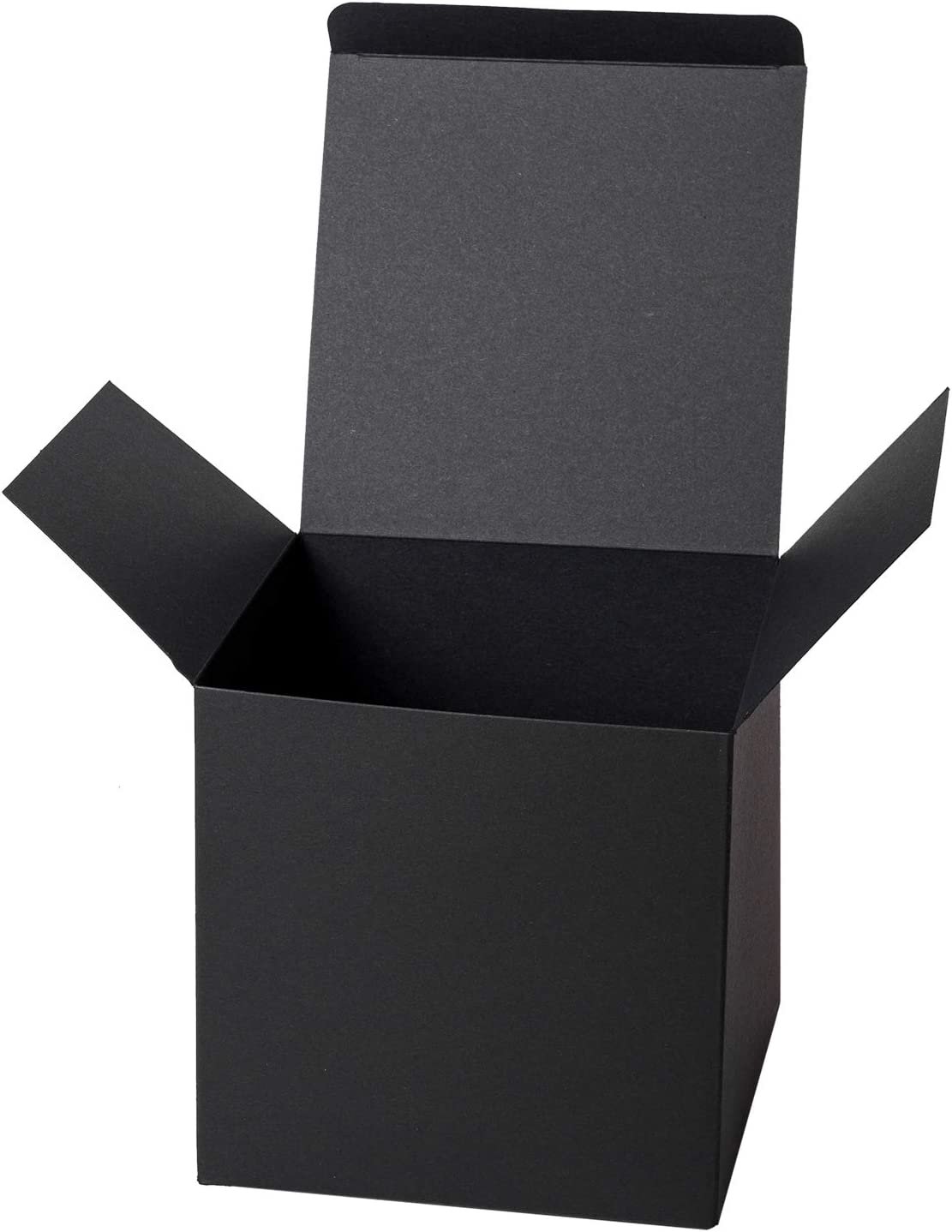 20 Pcs Recycled Gift Boxes Paper Box  Inches Black Paper Box Kraft Cardboard Box