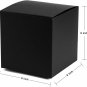 20 Pcs Recycled Gift Boxes Paper Box Inches Black Paper Box Kraft Cardboard Box