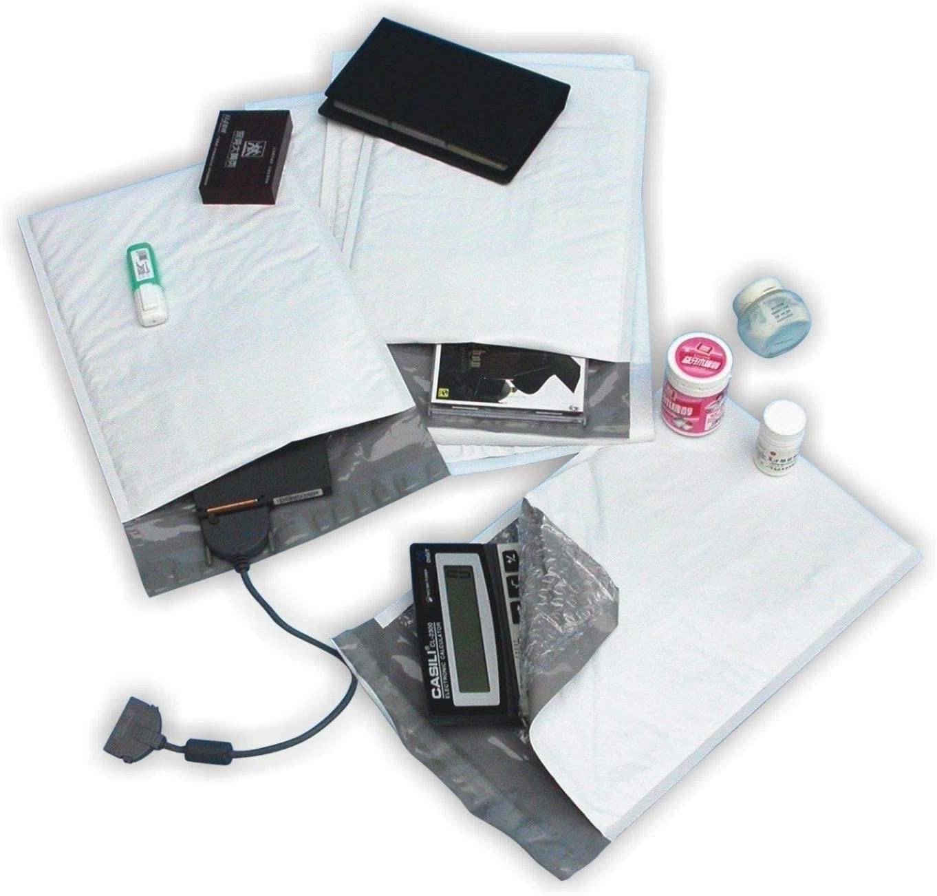 10 #0 6X10 Poly Bubble Padded Envelopes Mailers Shipping Case 6''X10'', Gray