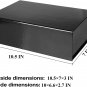 5 Pack Black Magnetic Gift Boxes with Lids 10.5X7X3 In, Medium Bridesmaid Grooms