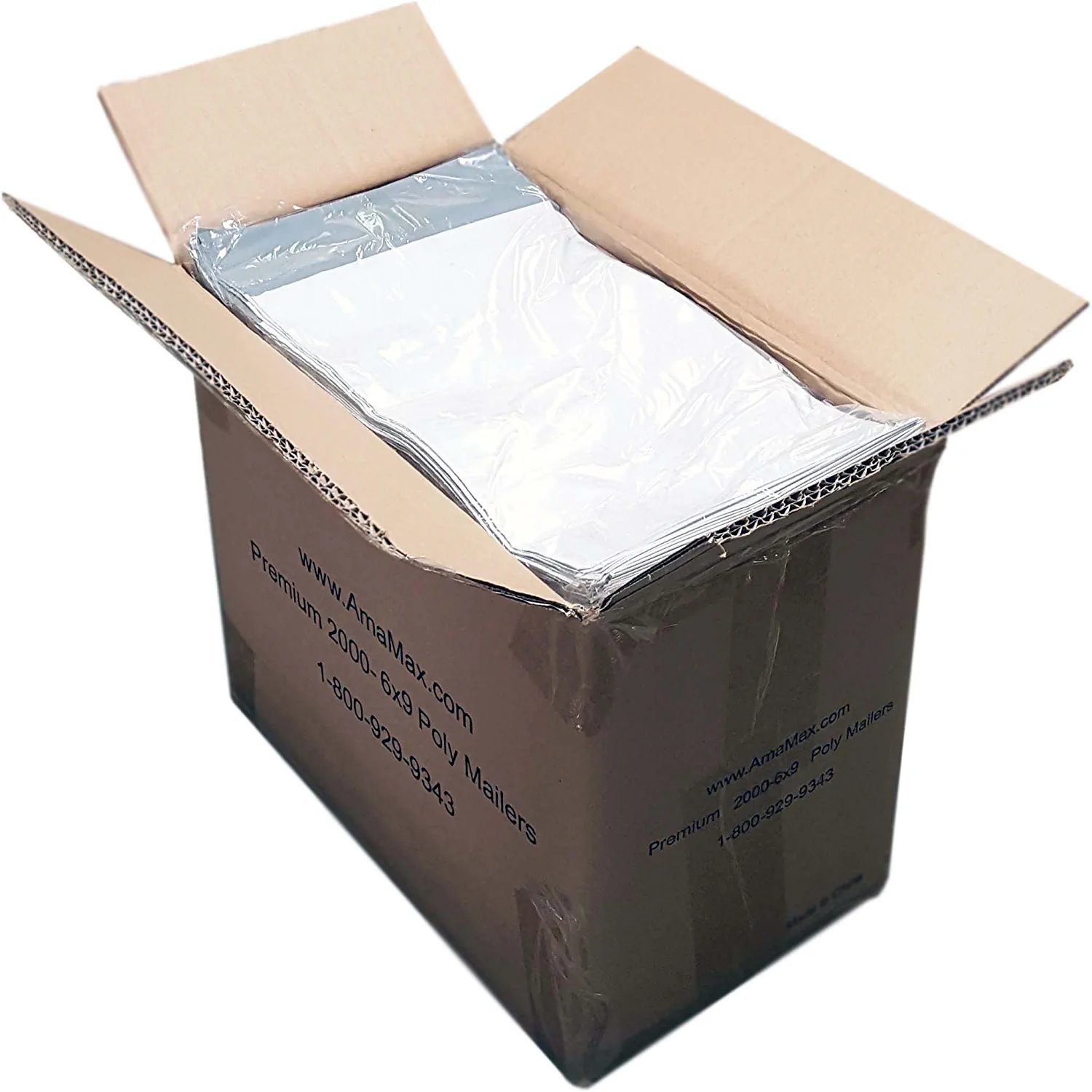 Premium Matte Finish White Poly Mailers Envelopes Bags