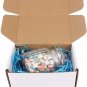 30 Pack 6X4X3 Inch Corrugated Box Mailers- White Cardboard Shipping Box Corrugat