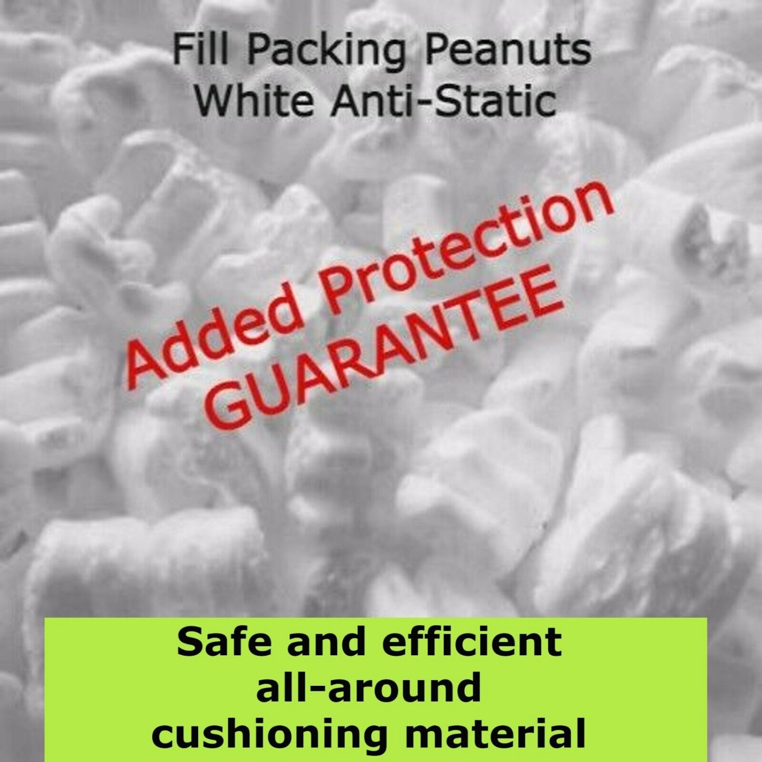 White Anti-Static Packing Peanuts 3.5 Cu ft 26 Gal Foam Shipping Extra Protectio