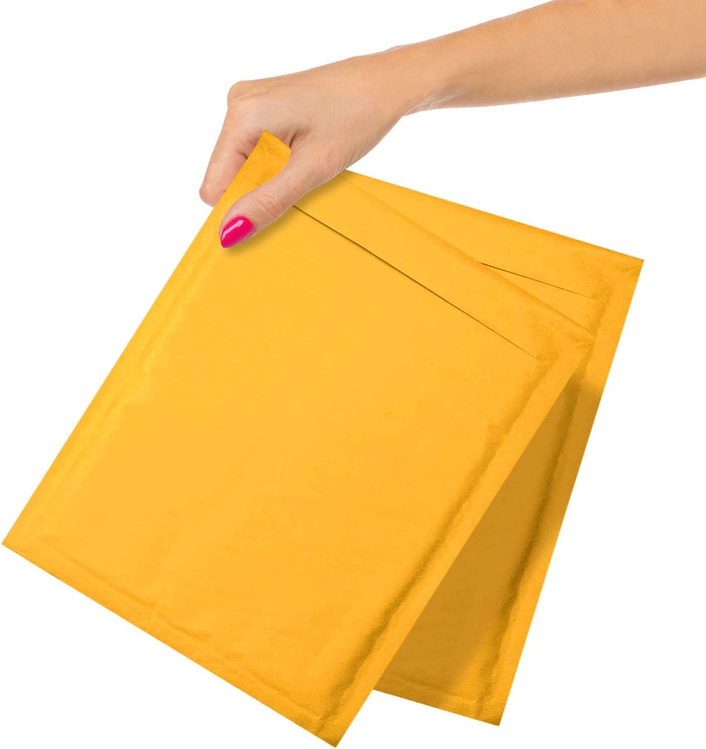 You Pick Size Kraft Bubble Mailer Pack 25 Padded Mailing Envelopes with Reliabl
