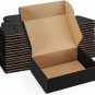 Cardboard Corrugated 7X5X2 Mailers Shipping Boxes White, Black, Brown Small Mail