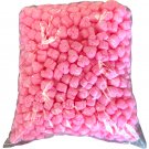 Packing Peanuts Pink Hearts Shape Minipack .6 Cu Ft Biodegradable