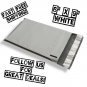 6"X9" White Poly Mailers / Fast FREE Shipping / High Quality Shipping Envelopes